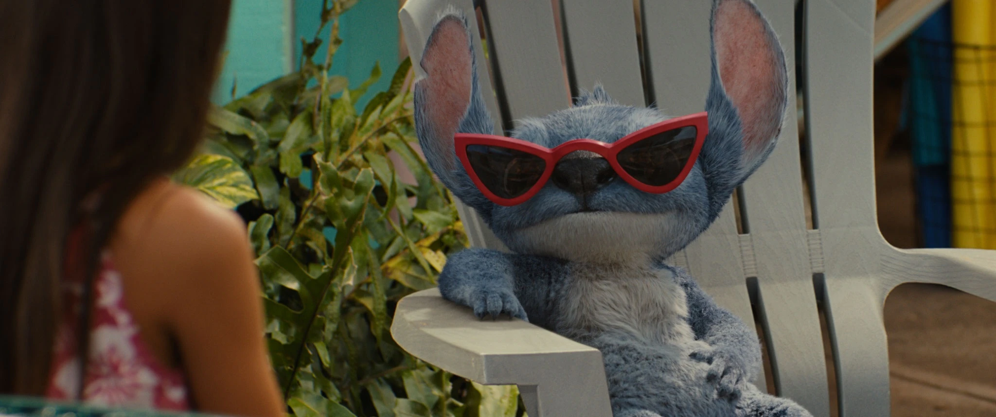 Stitch in Disney’s animated version of “Lilo & Stitch” is nothing but chaos. The blue alien learns some dog-like behaviors while trapped on planet Earth.