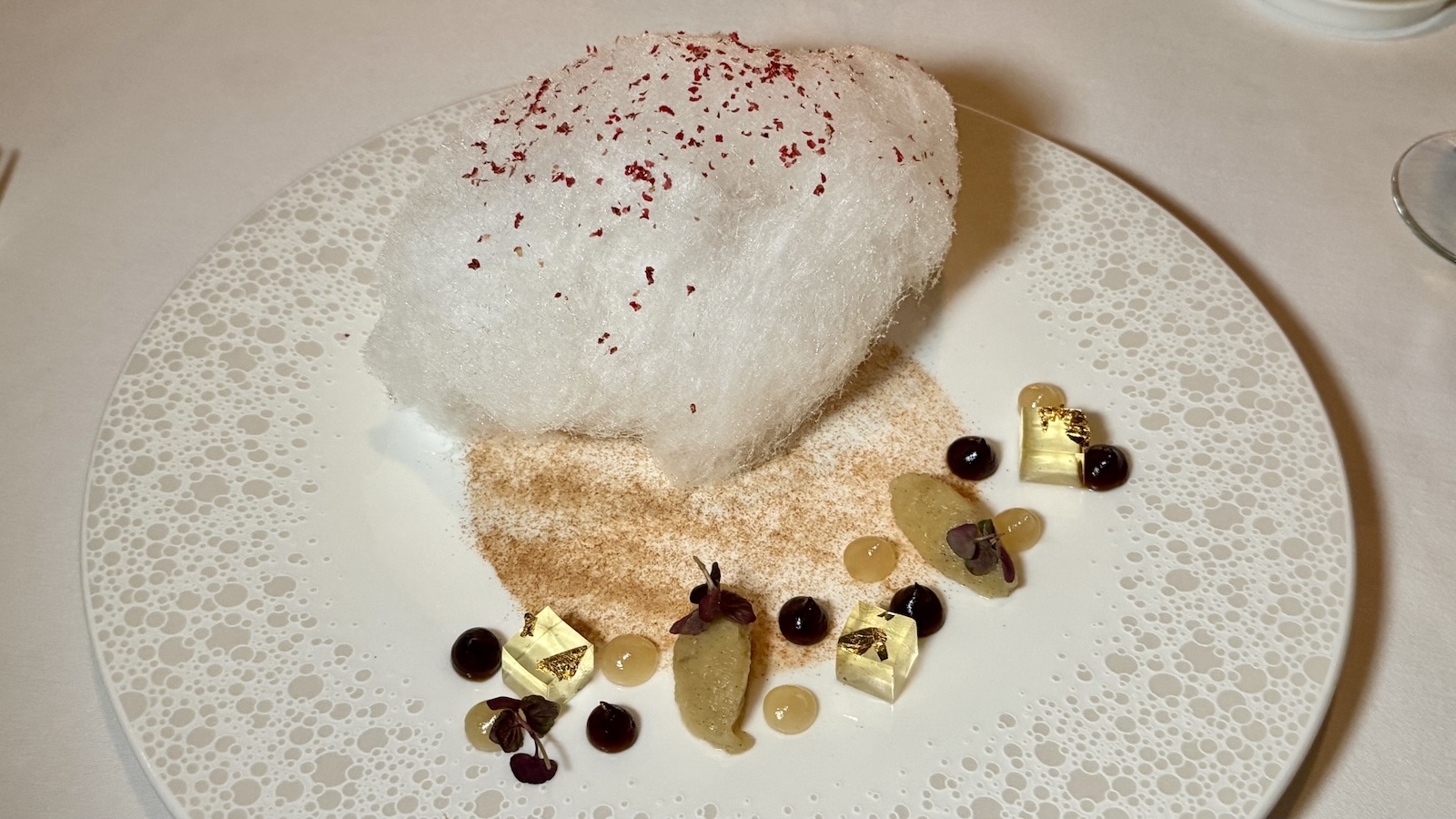 foie gras with cotton candy