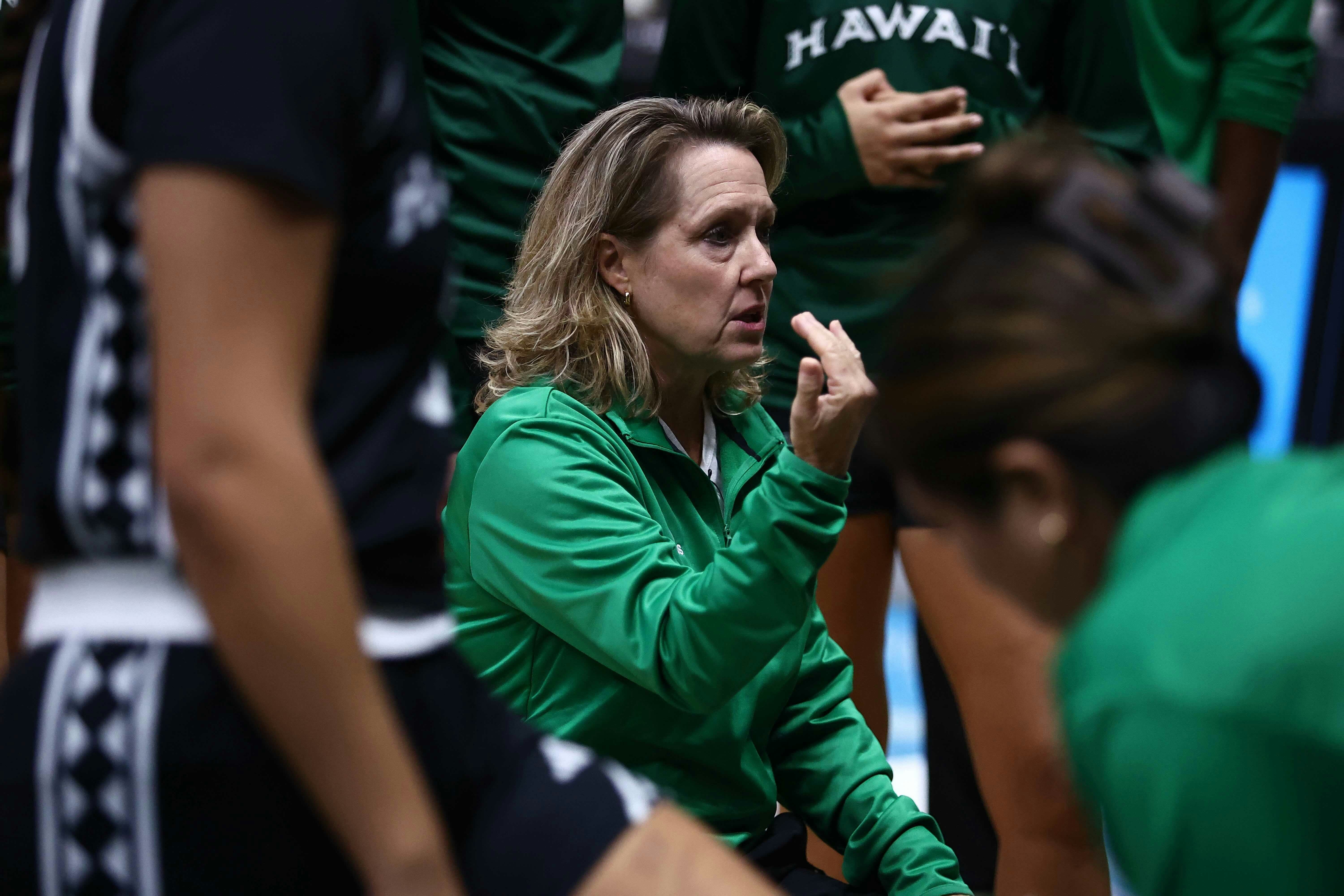 University of Hawaii women's basketball coach Laura Beeman