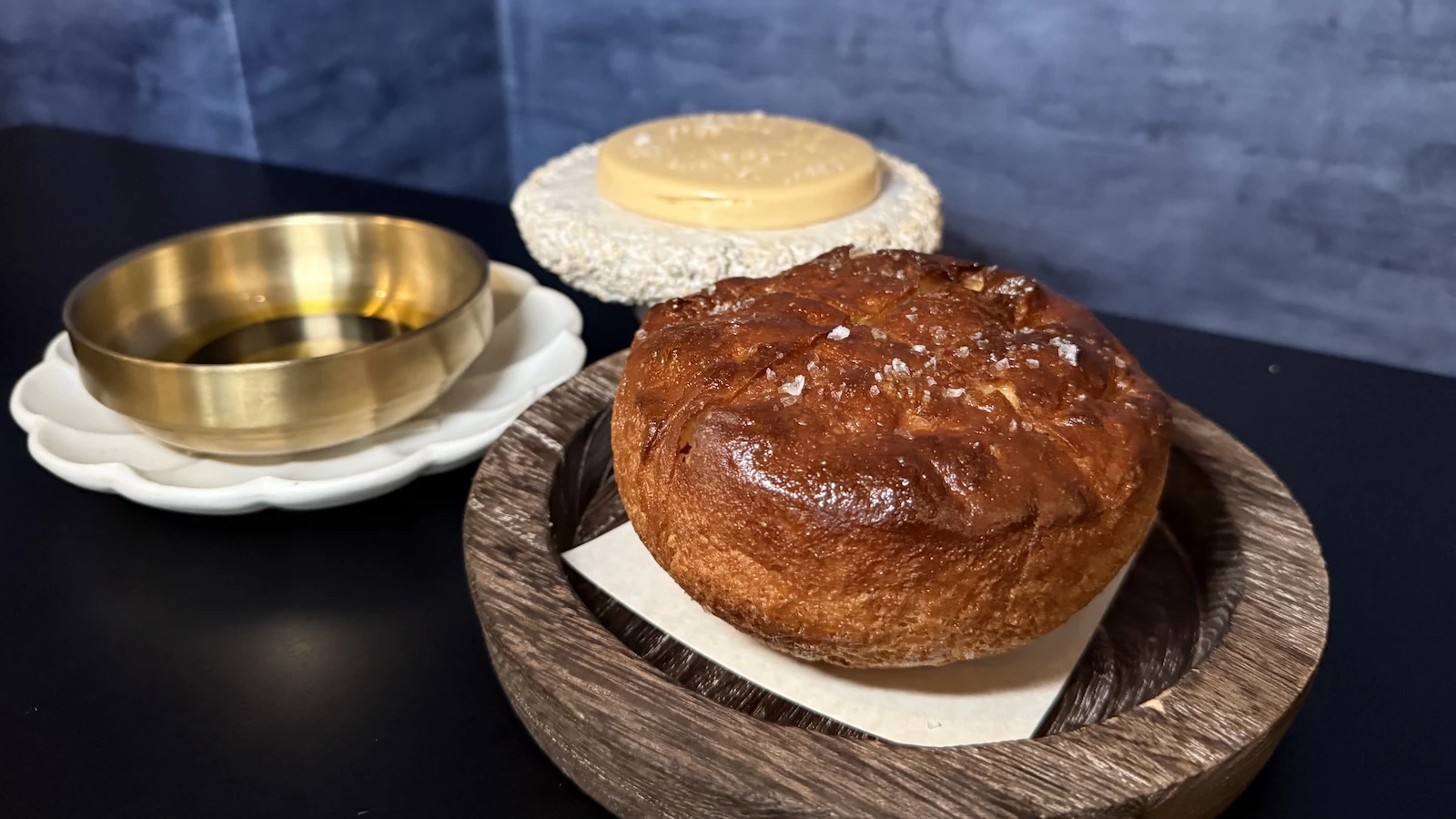 focaccia with honey butter