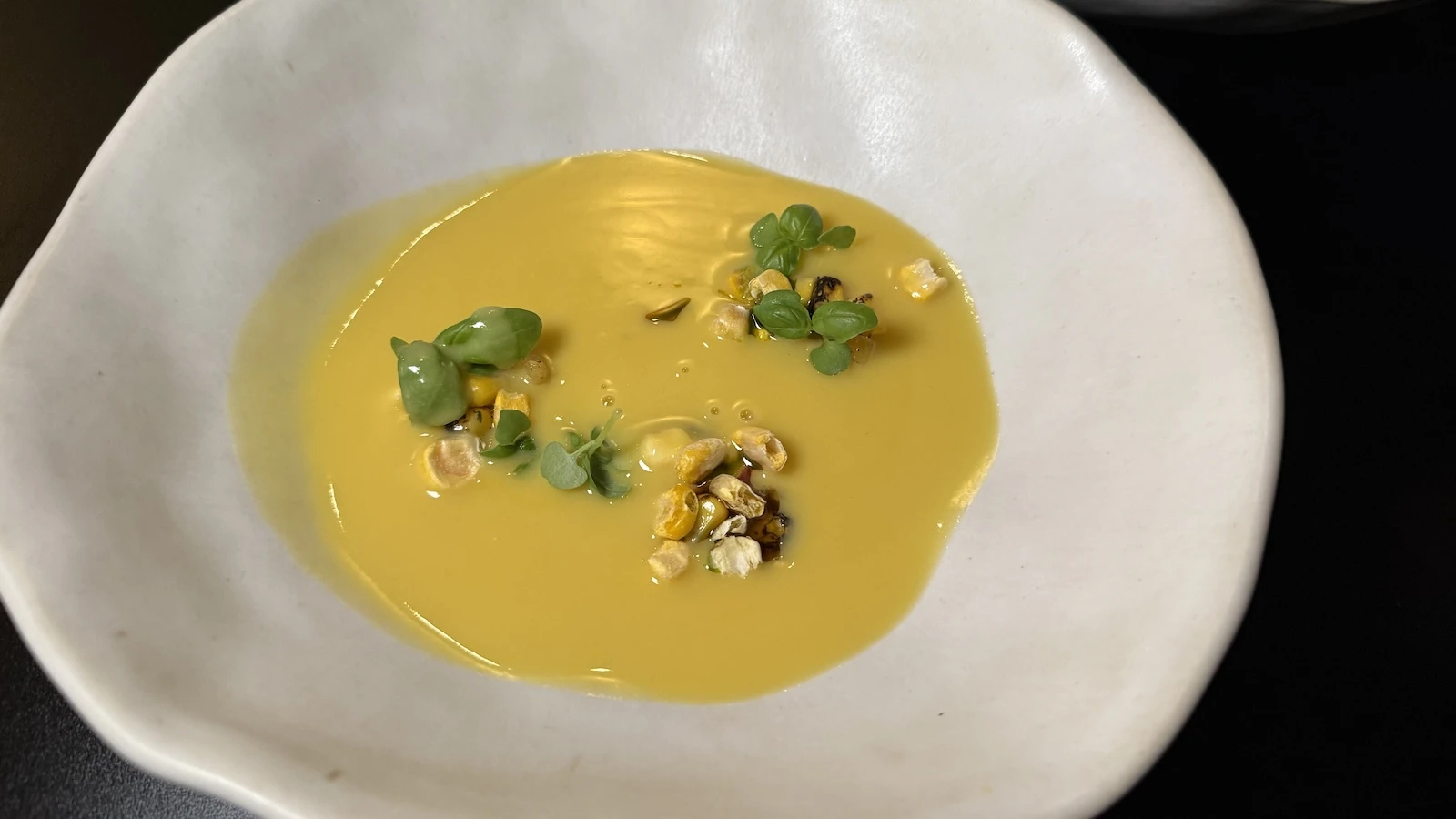 chilled corn soup