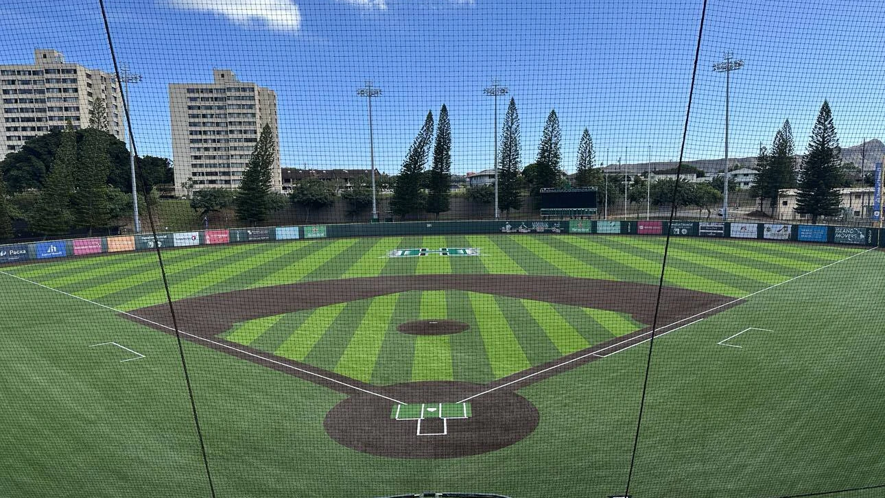 Les Murakami Stadium receives turf upgrade