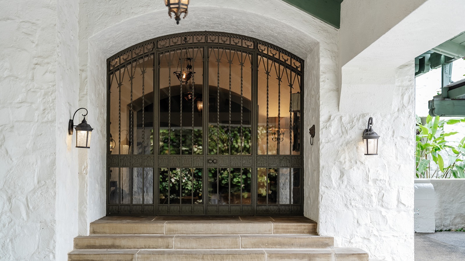 The front entrance