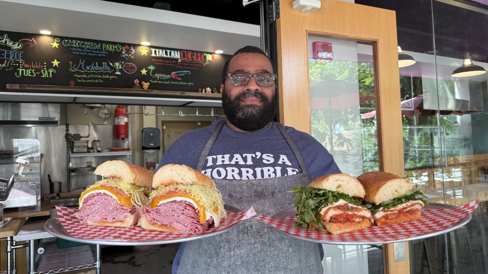 sandwiches at Little G Cafe