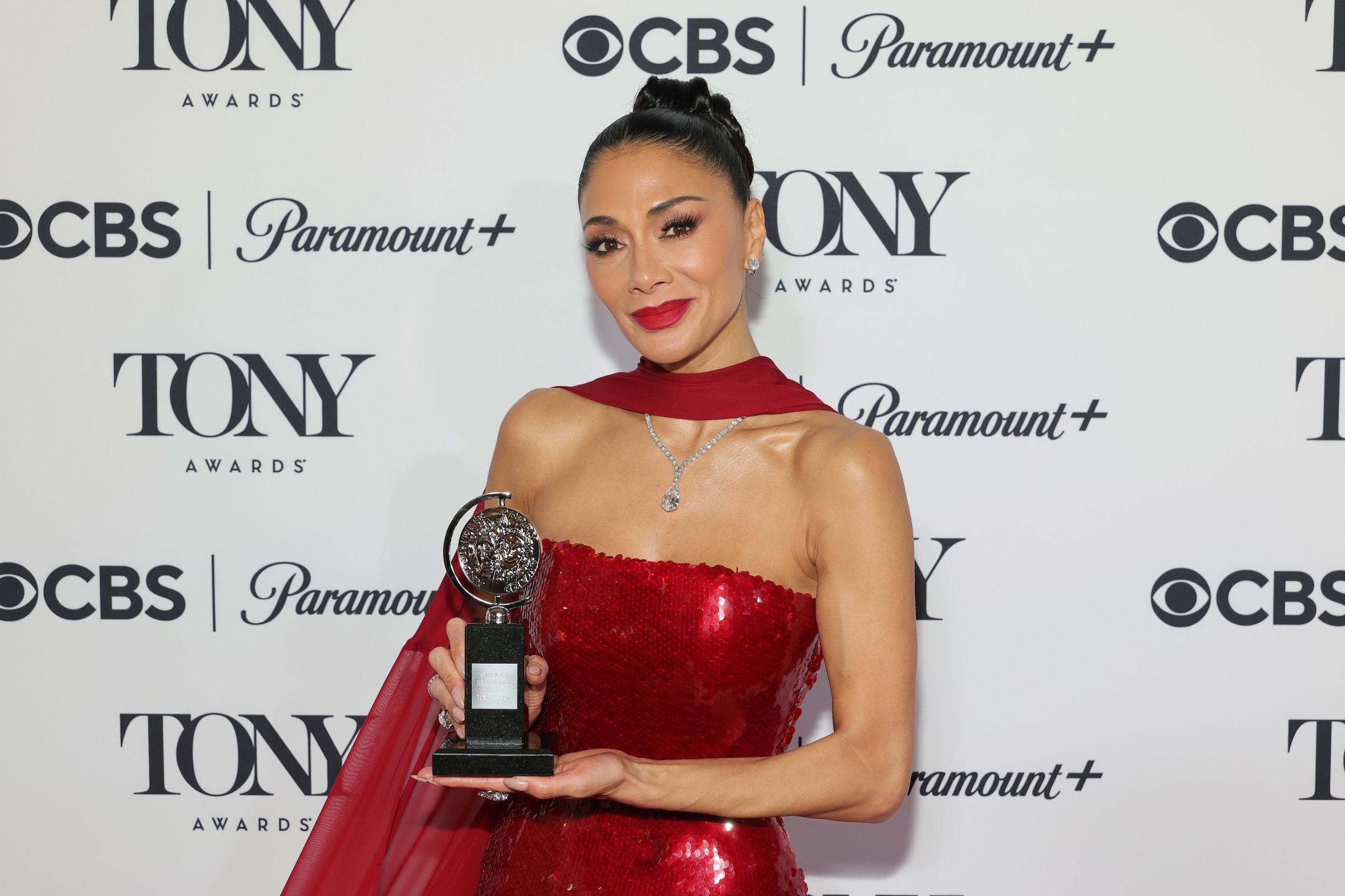 Nicole Scherzinger wins first Tony Award for lead actress