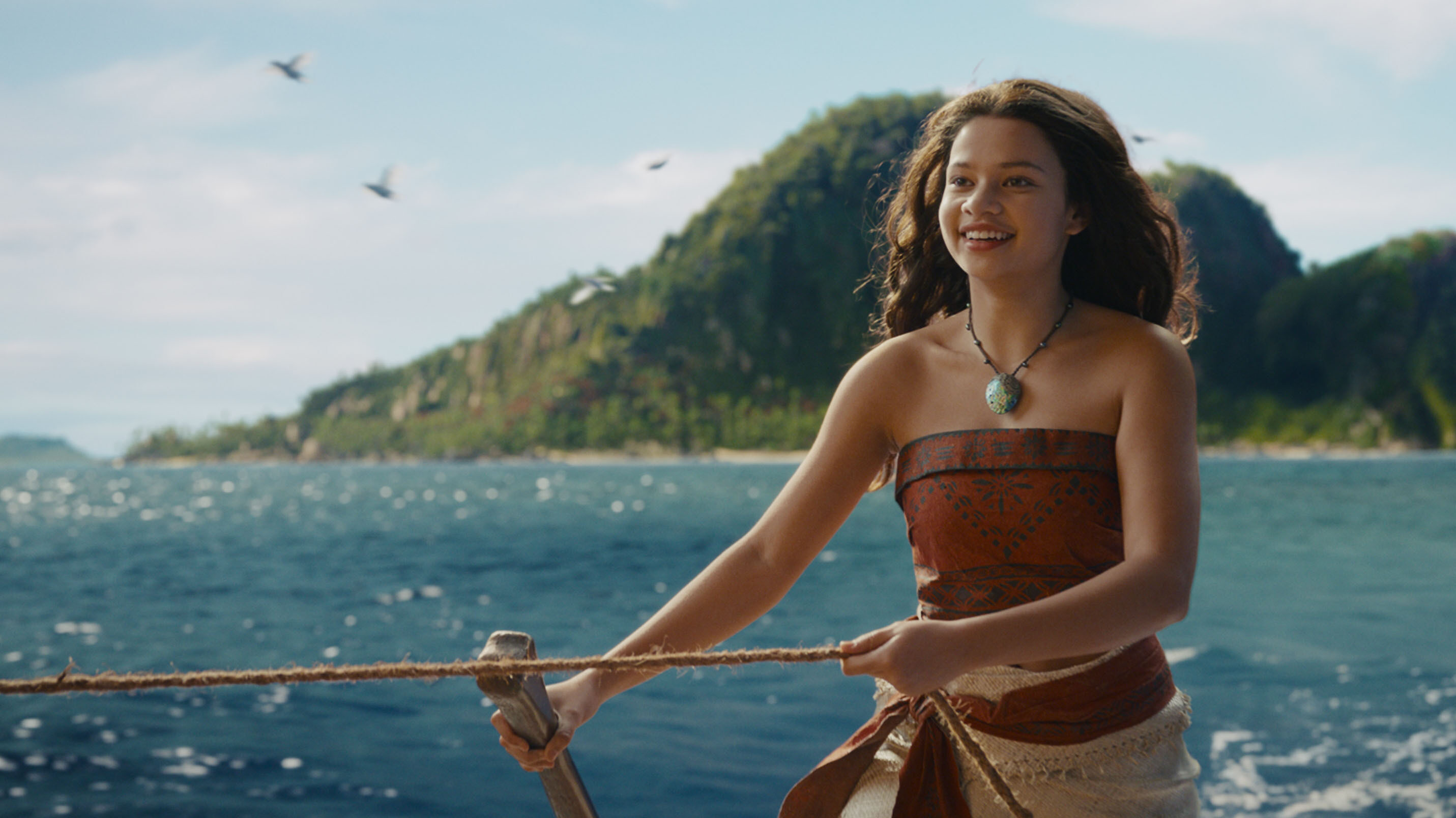 Moana played by Catherine Laga'aia