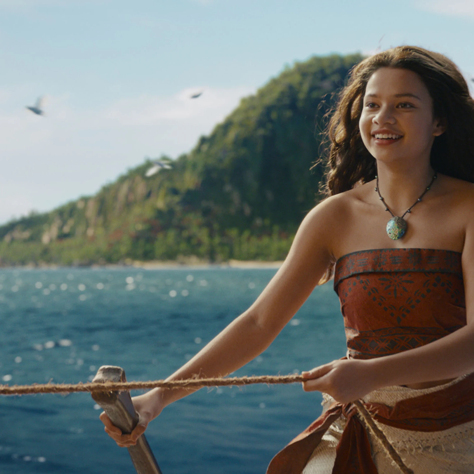 Moana played by Catherine Laga'aia
