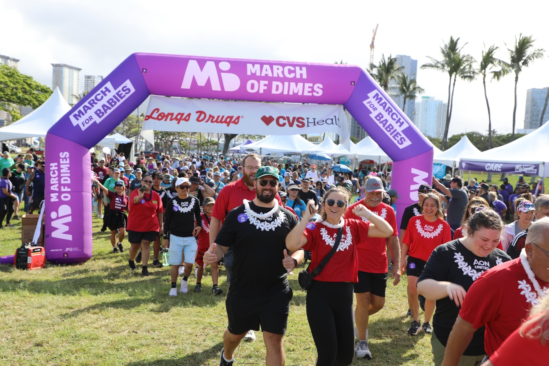 A photo from last year's March for Babies. In 2025, more than 700 registrants are expected to attend, including families, government officials, businesses and other members of the community.