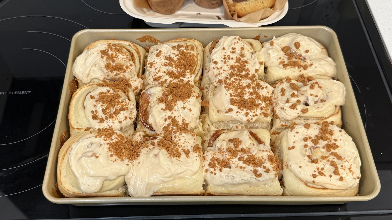 Cookie Butter cinnamon rolls