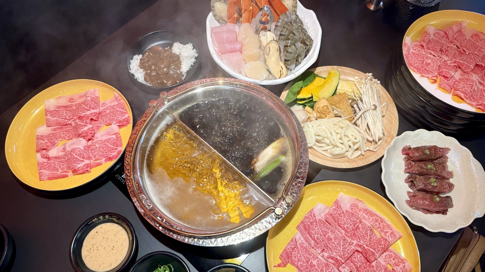 shabu shabu spread