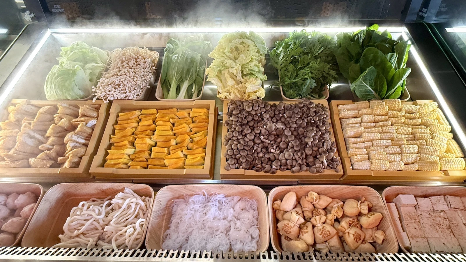 self-serve veggie bar