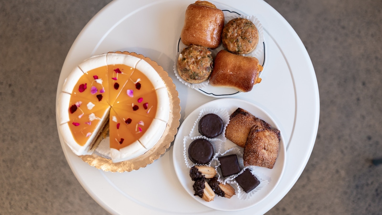 assorted sweet and savory pastries