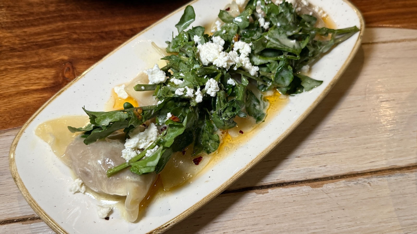 taro ravioli