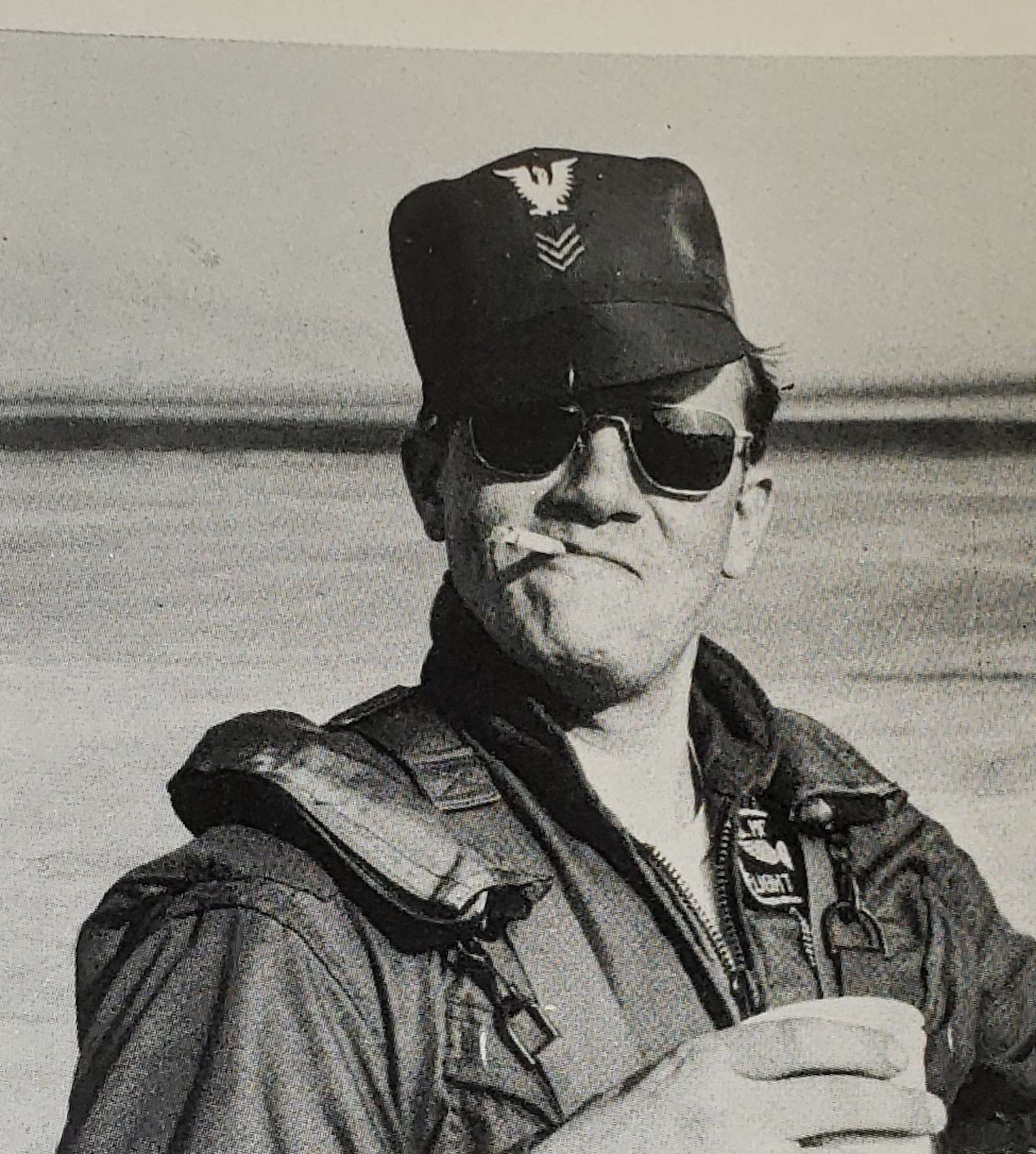 This picture was taken circa 1976, when Montgomery was a P-3 flight engineer stationed in the Philippines. Credit: Courtesy of Ron Montgomery.