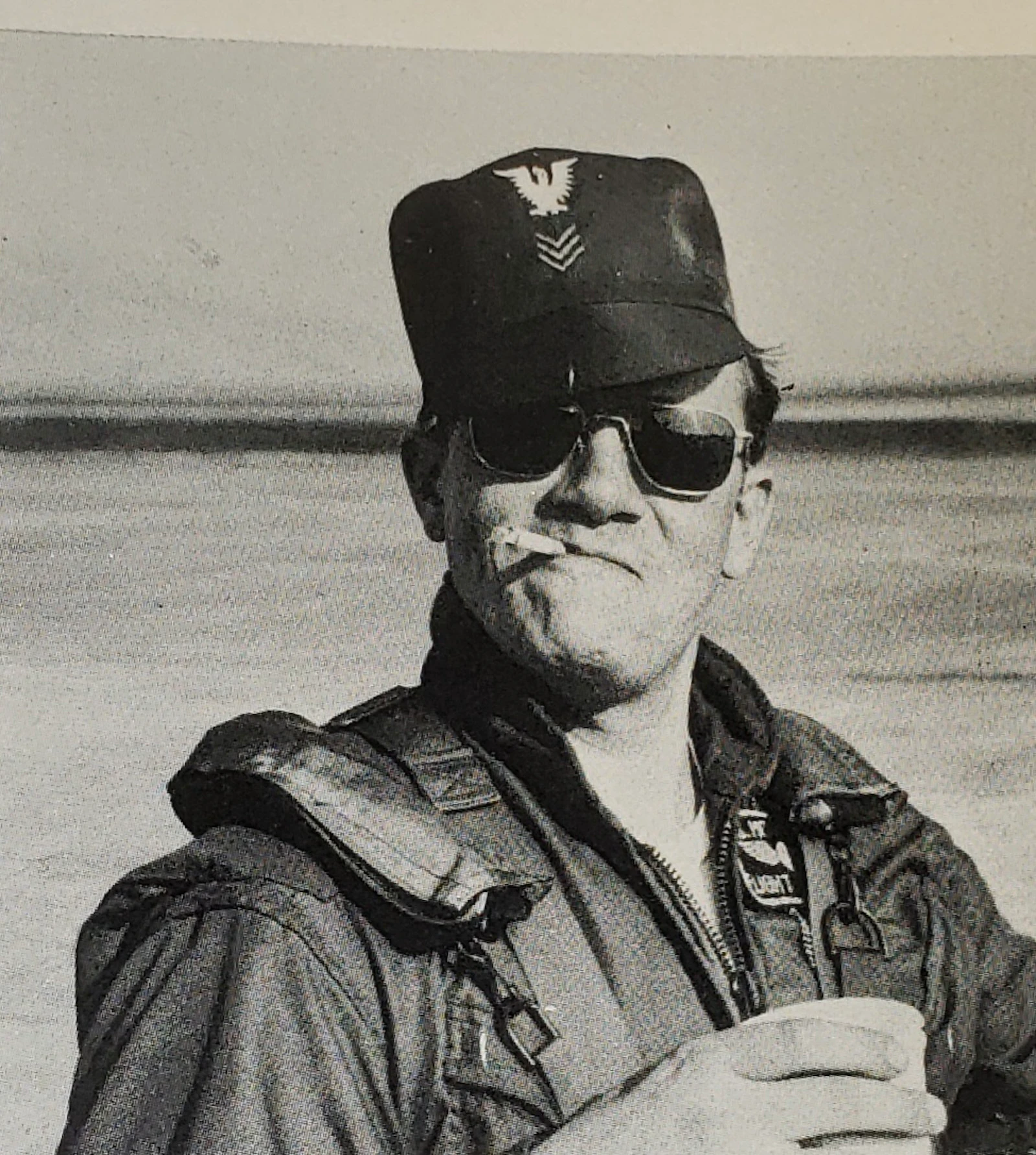 This picture was taken circa 1976, when Montgomery was a P-3 flight engineer stationed in the Philippines. Credit: Courtesy of Ron Montgomery.