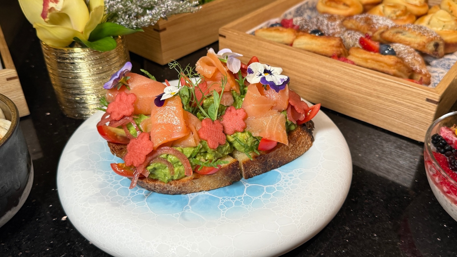 smoked salmon avocado toast