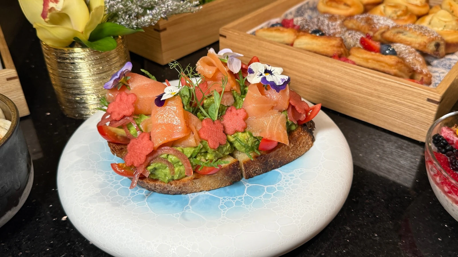 smoked salmon avocado toast