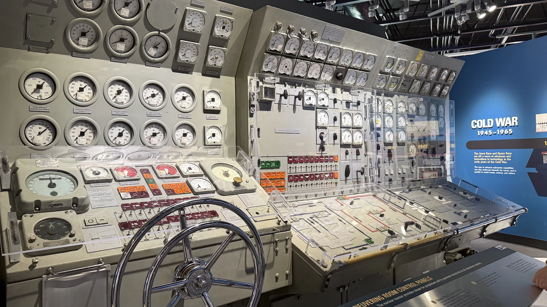 An exhibit at the Pacific Fleet Submarine Museum.
