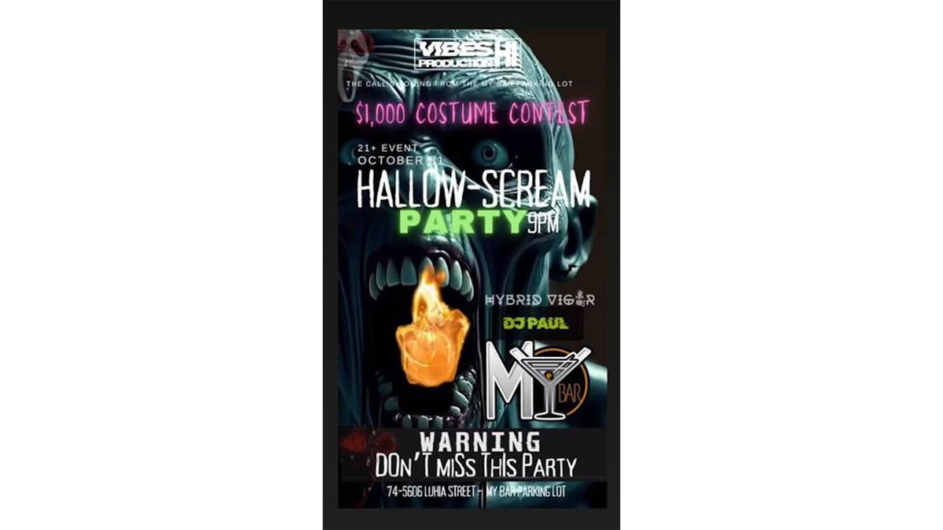 My Bar Hallo Scream