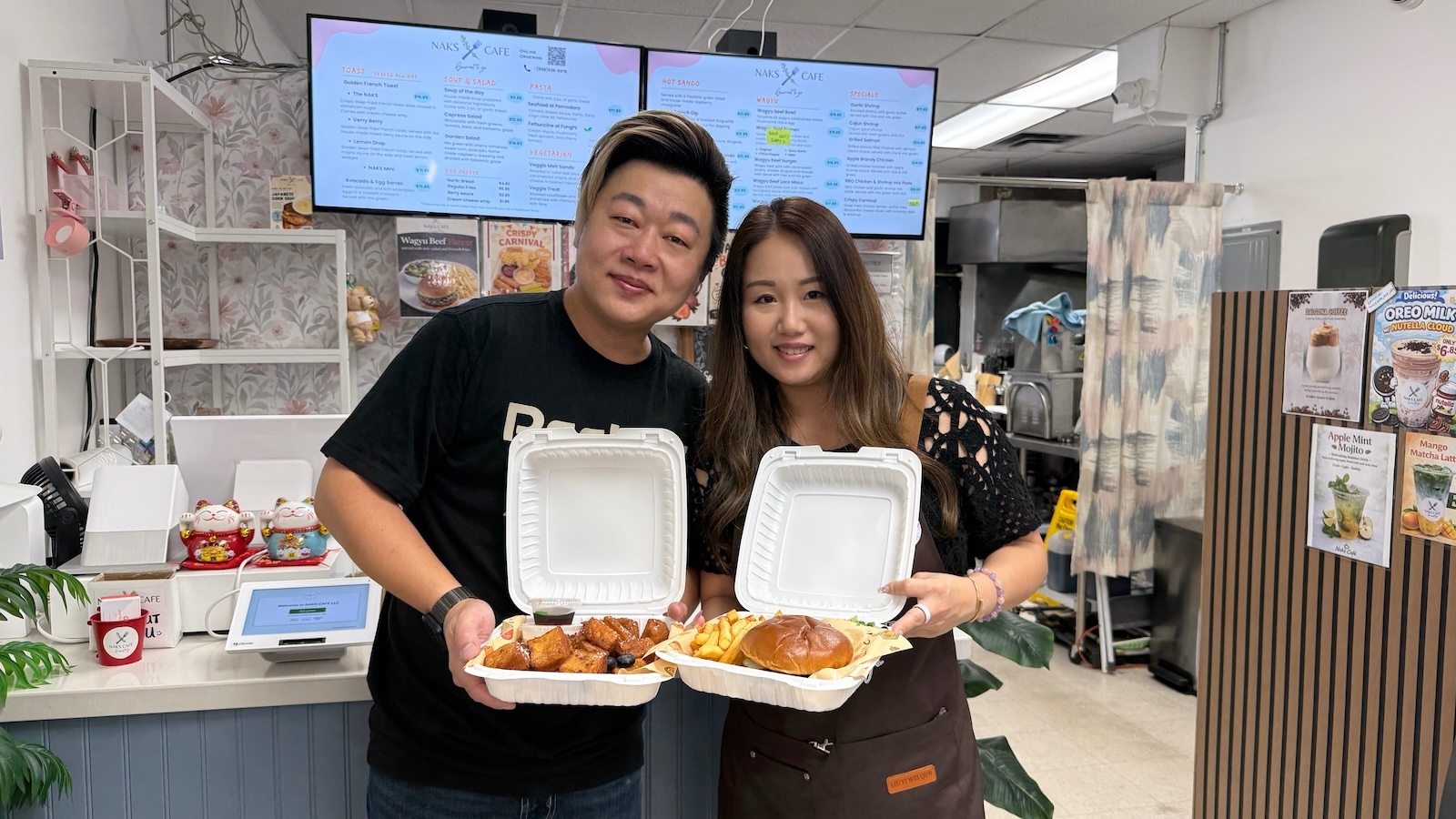Nathan Wu and Katy Chow