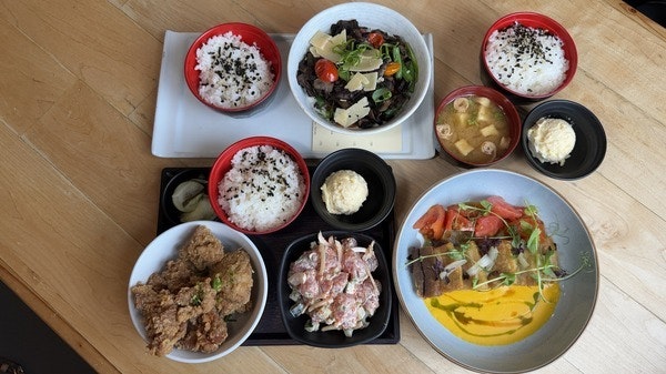 Nami Kaze lunch spread 012325