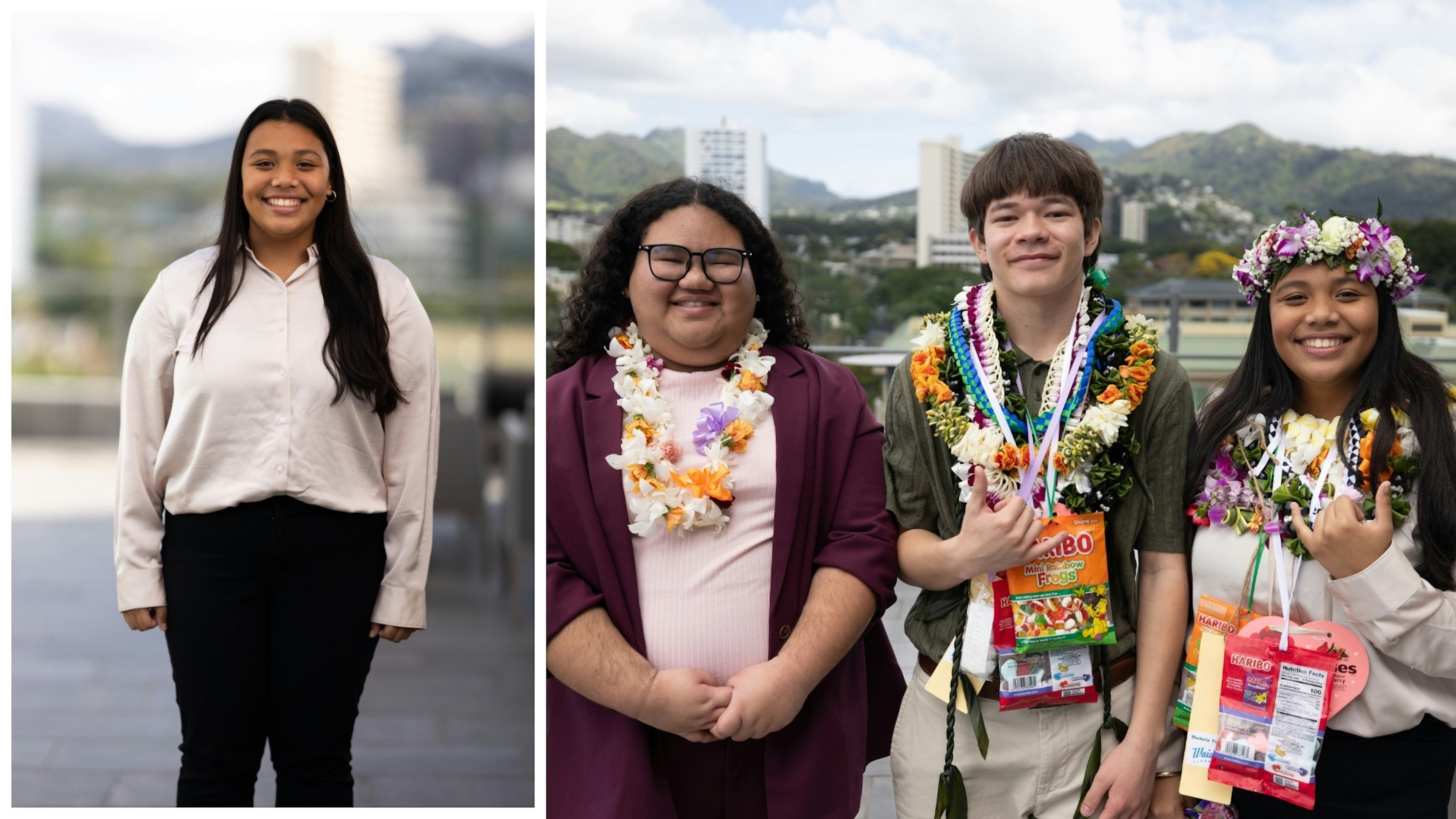 The 2025 Youth of the Year finalists named by Boys & Girls Club of Hawai‘i included Ladayna Aranas, 17, Nānākuli Clubhouse; Nainoa Hirokane, 17, Līhu‘e Clubhouse; and Mathew “Messiah” Cargo, 15, Wai‘anae Clubhouse.