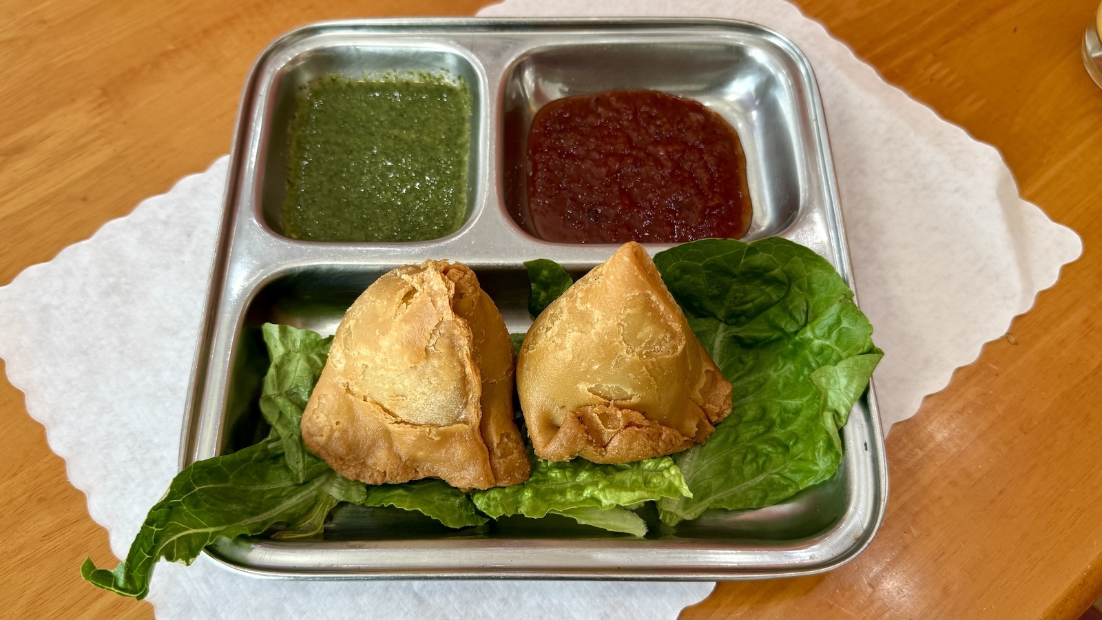 veg samosas