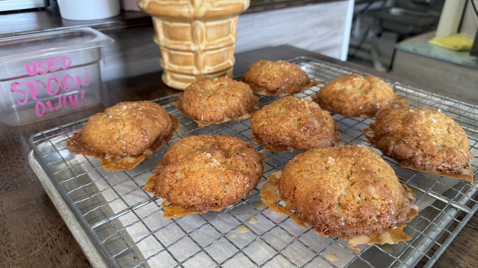 miso caramel cookies