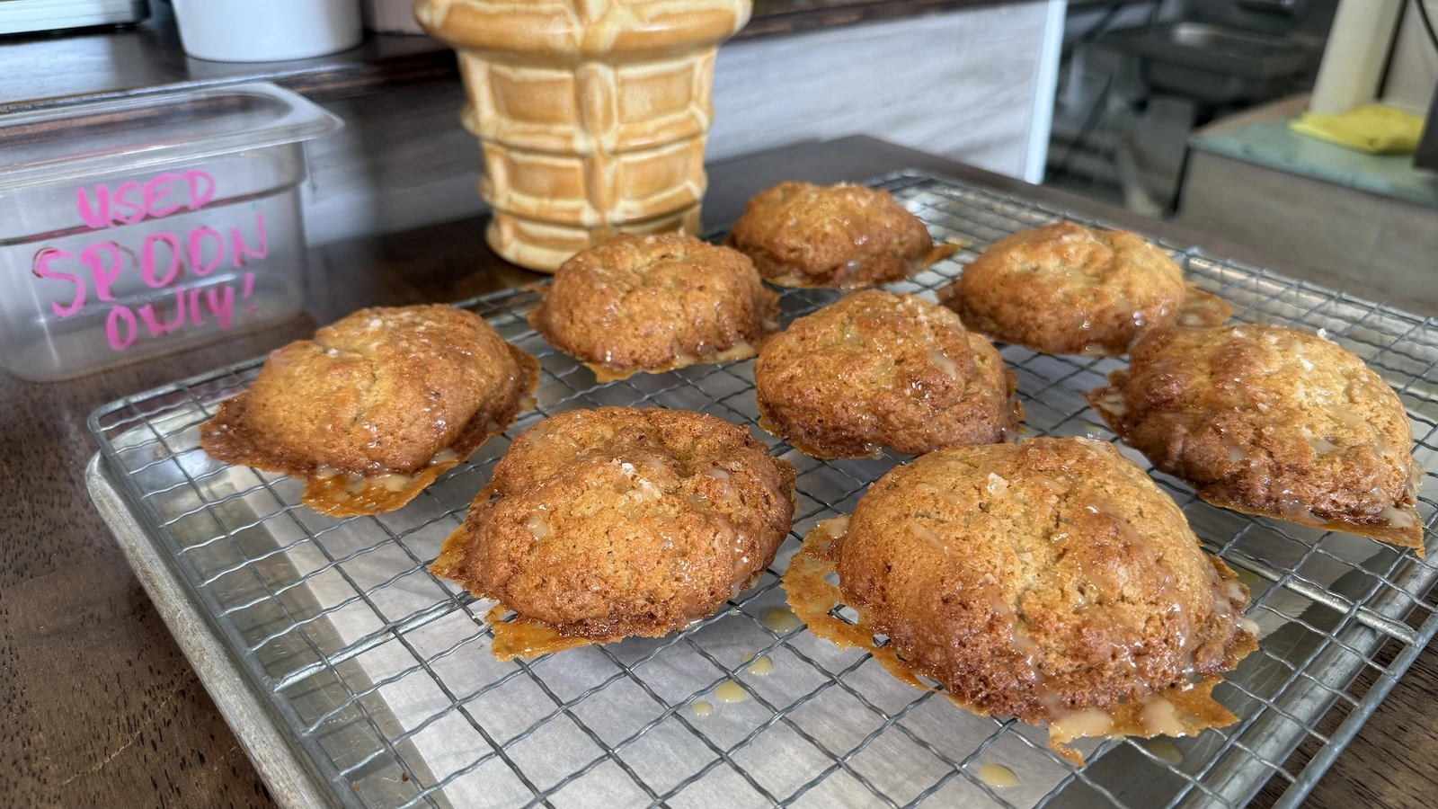 miso caramel cookies