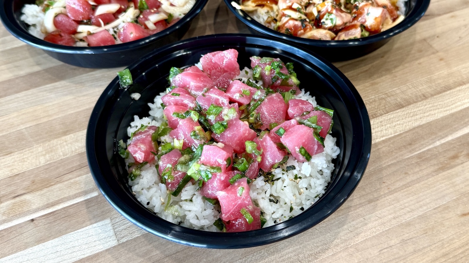 ginger scallion poke bowl