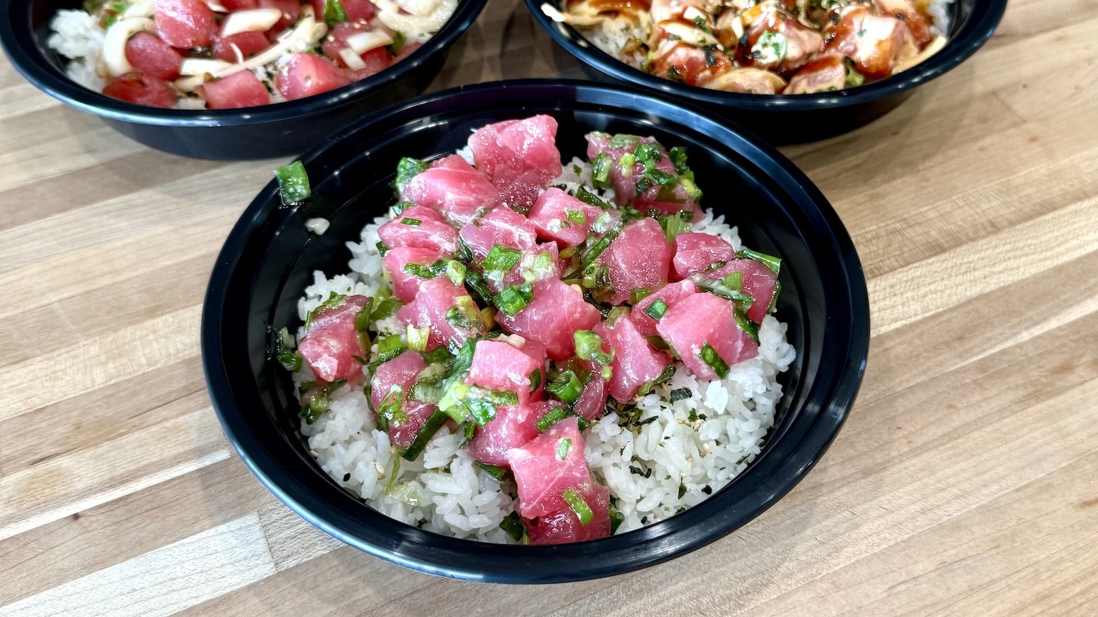 ginger scallion poke bowl