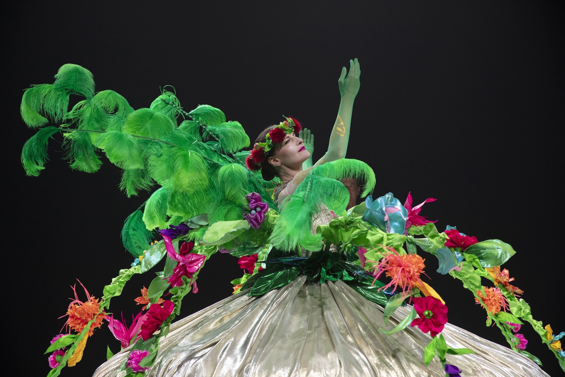 Iona Contemporary Dance Theatre is celebrating its 35th year of performances in Hawaiʻi. Its performance of "Oh My Goddess! (Ola Ko'u Akua Wahine!)" included Hiʻiaka, shown here.