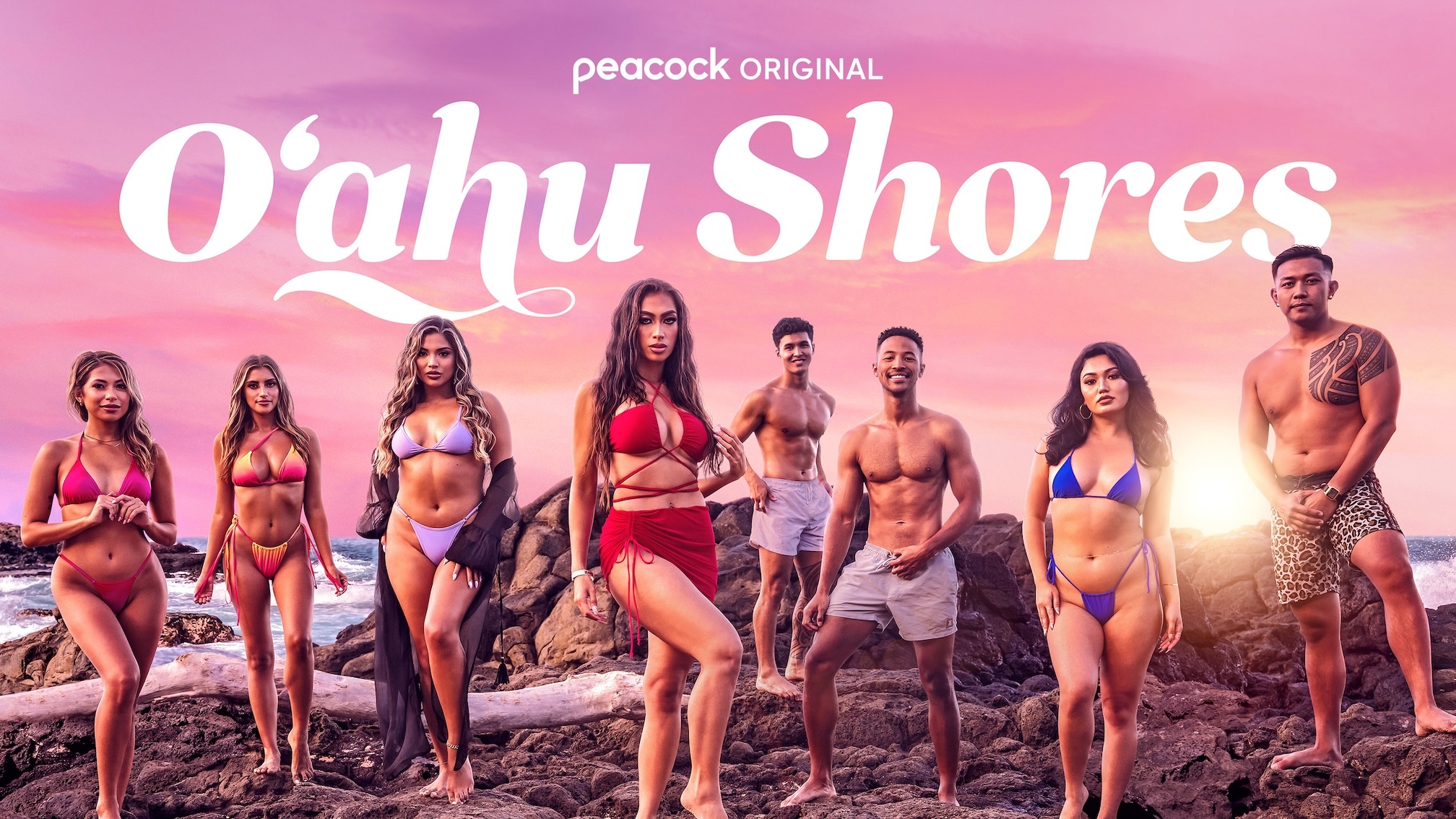 Eight friends star in Peacock’s new reality television series, “Oʻahu Shores."