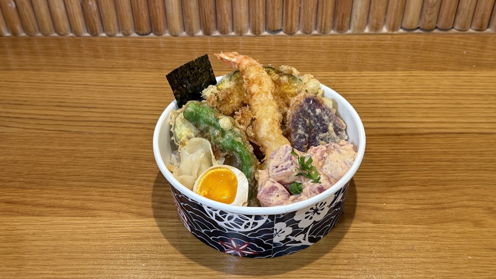 ʻahi and tempura bowl
