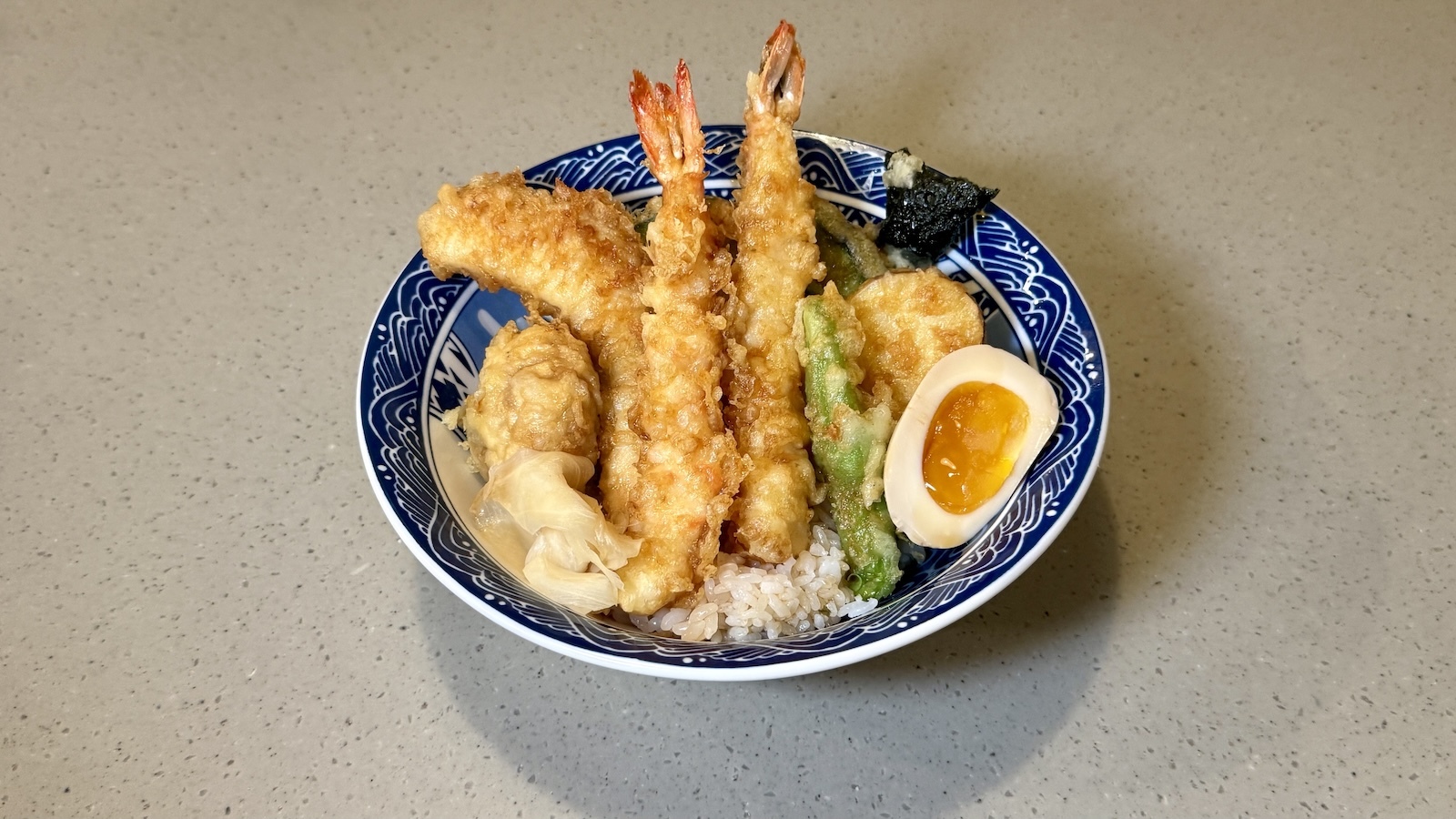 shrimp tempura bowl