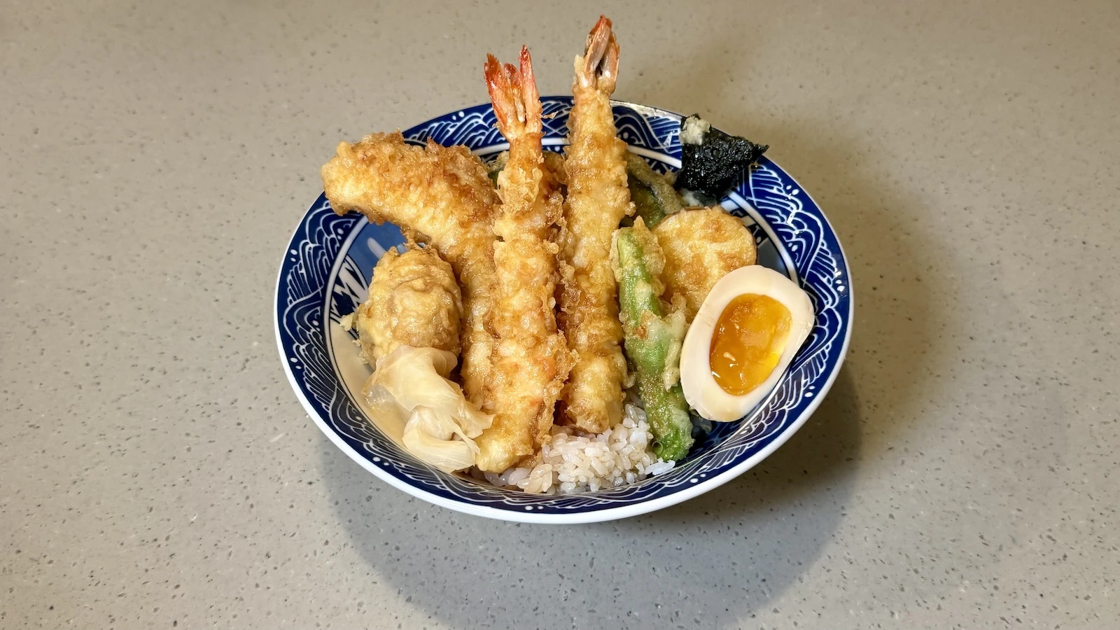 shrimp tempura bowl