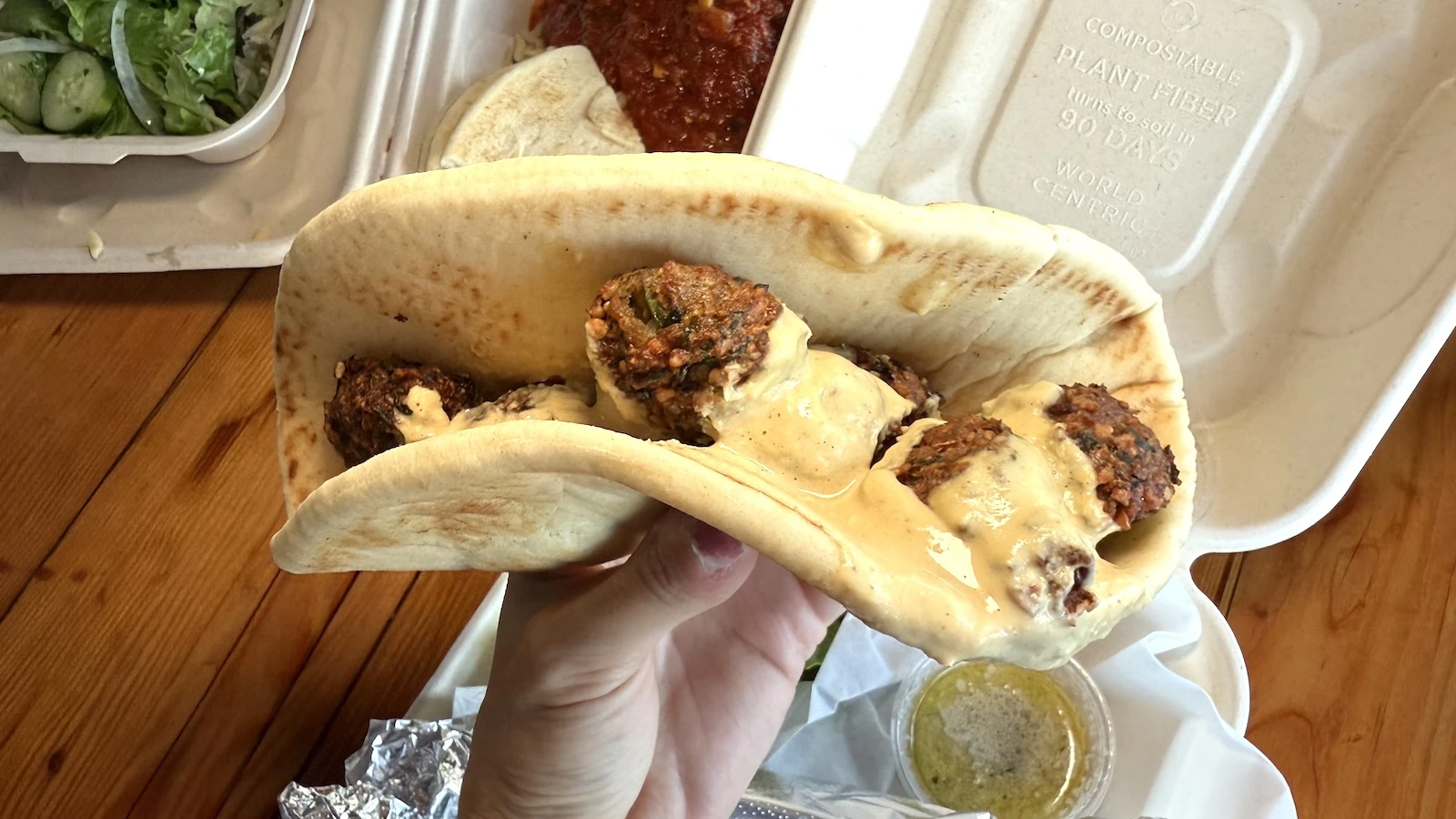 falafel wrap