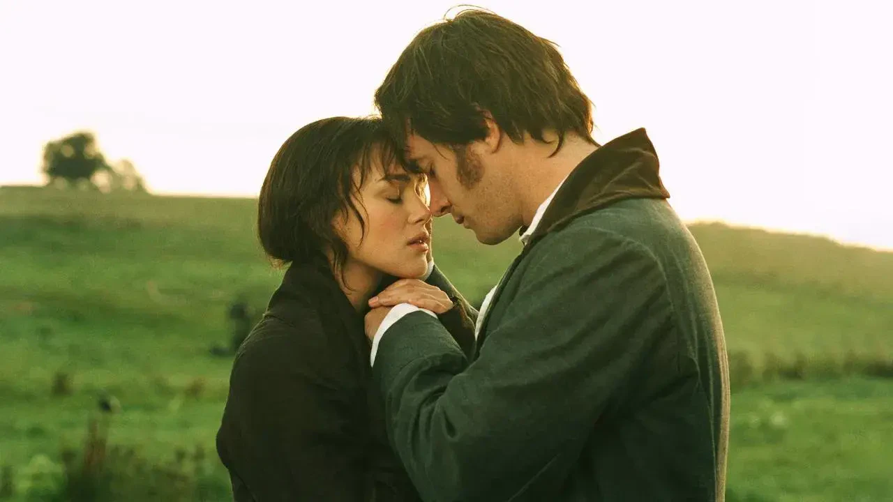 Elizabeth Bennet, played by Keira Knightley, and Mr. Darcy, played by Matthew Macfadyen, are key characters in the 2005 film “Pride & Prejudice.”