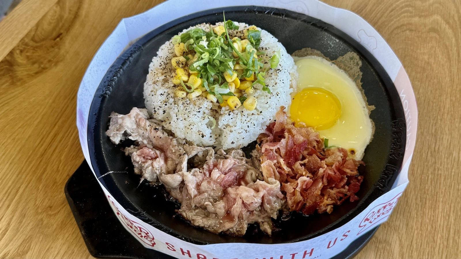 Jumbo beef pepper rice