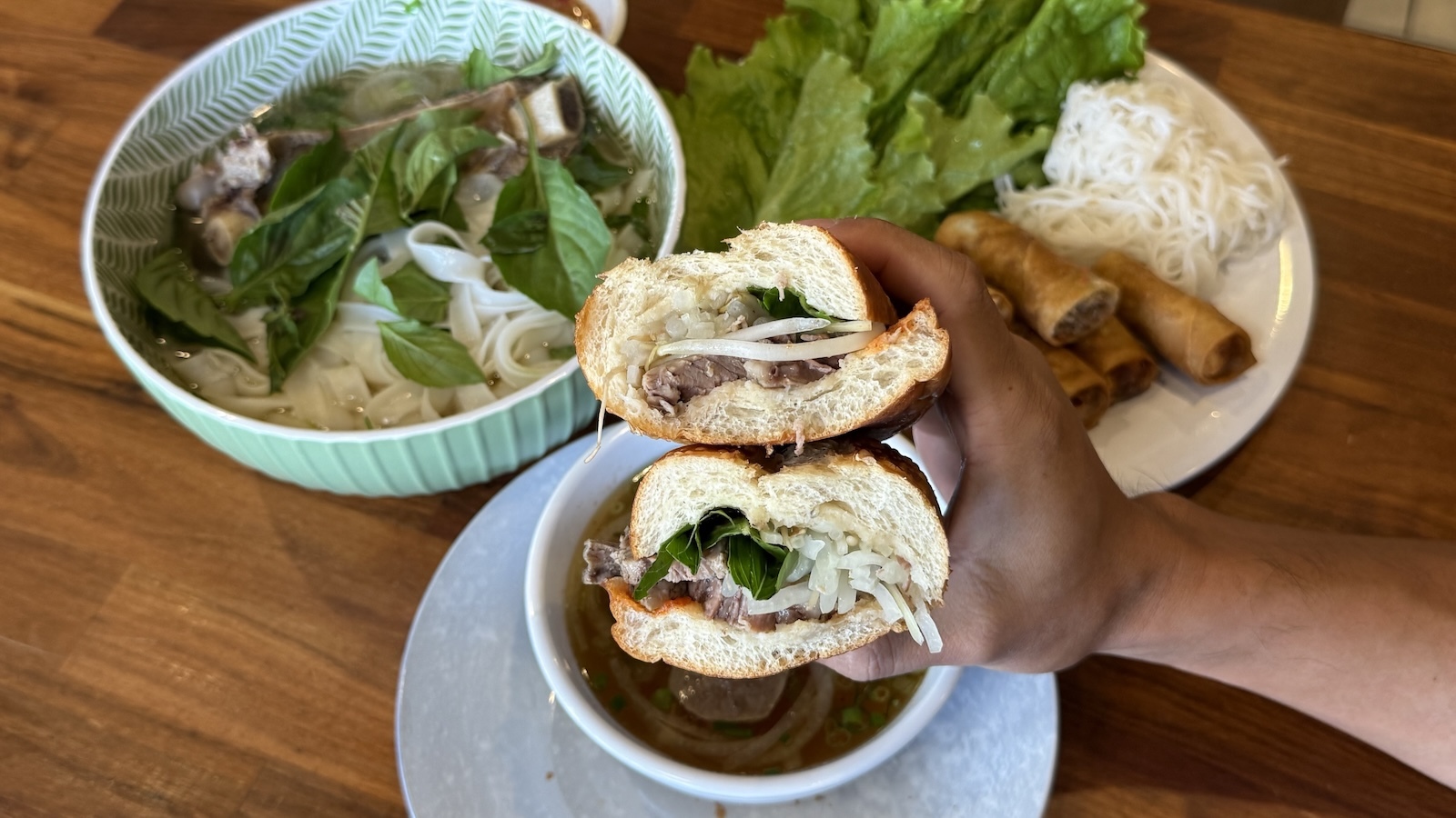 banh mi and pho