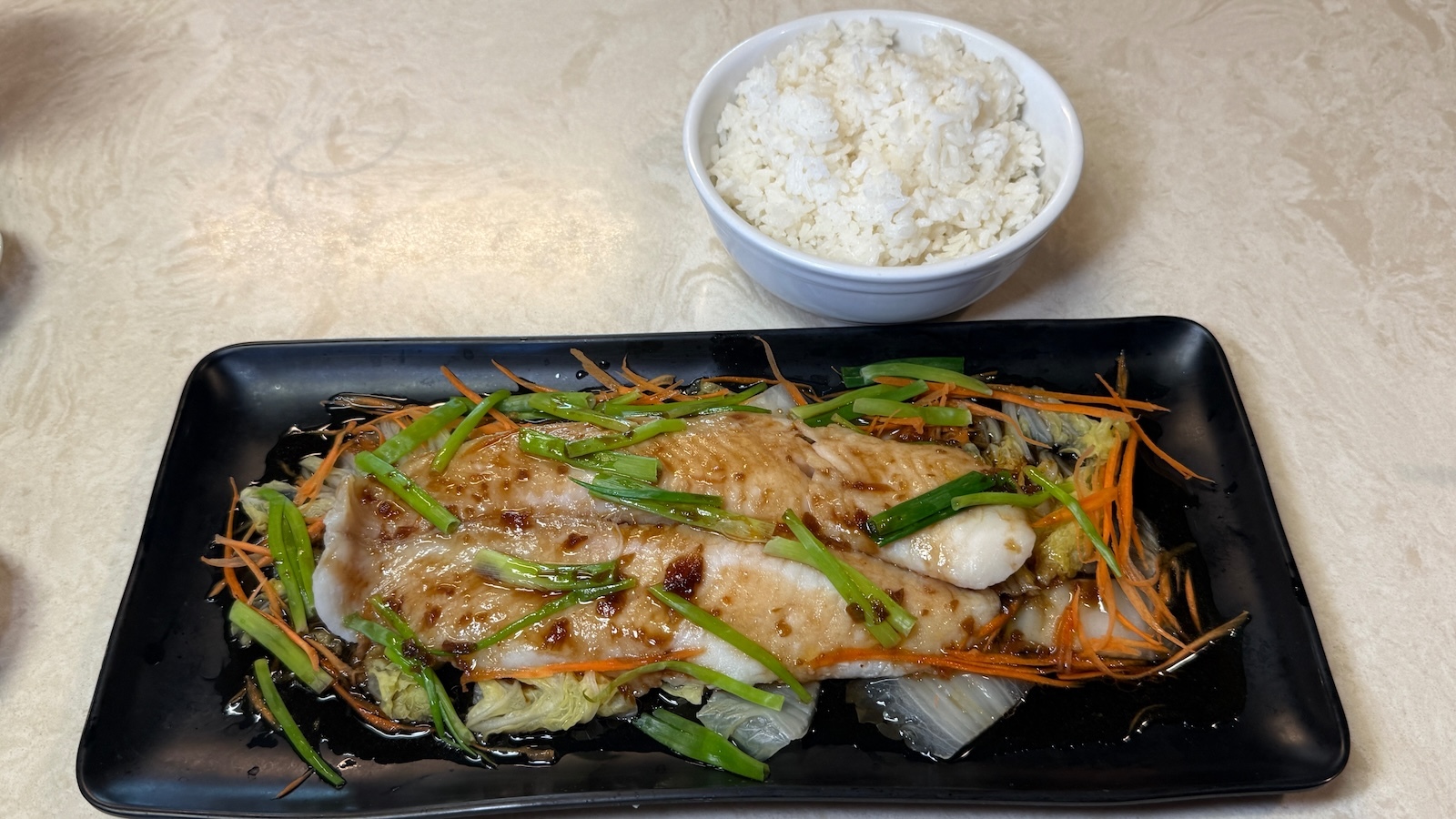 steamed fish fillet