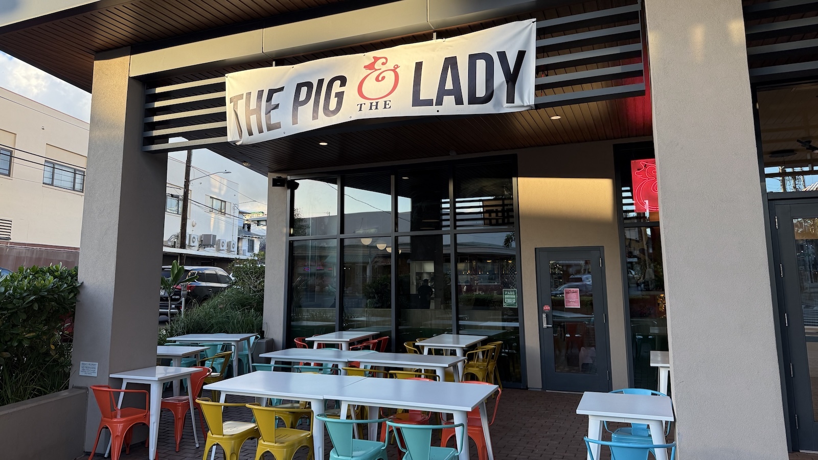 Pig and the Lady sign