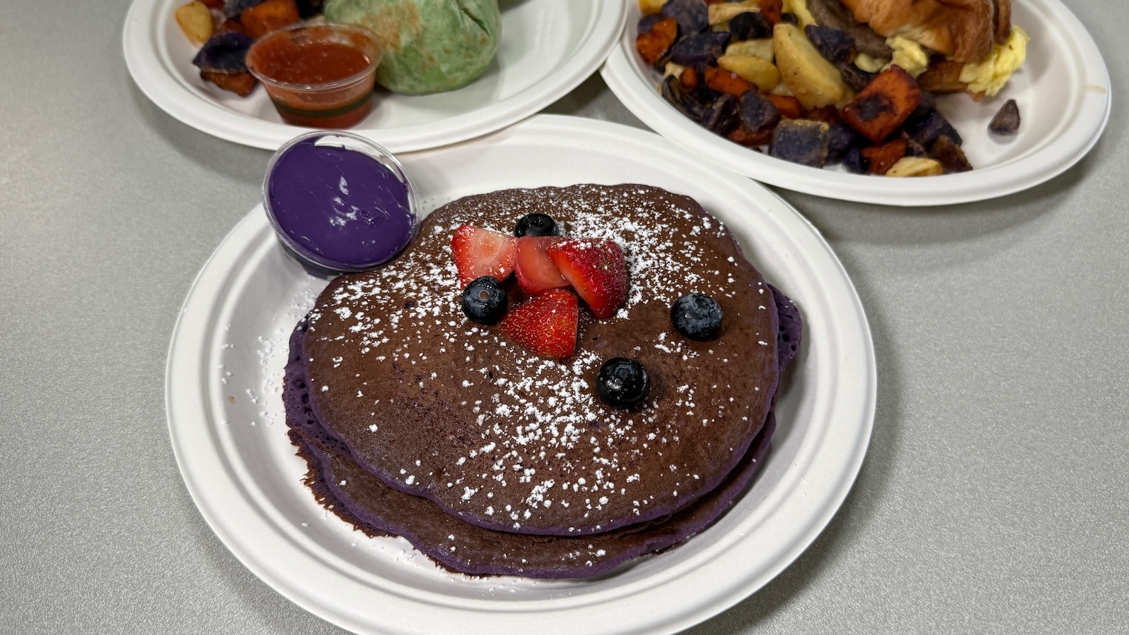 ube pancakes
