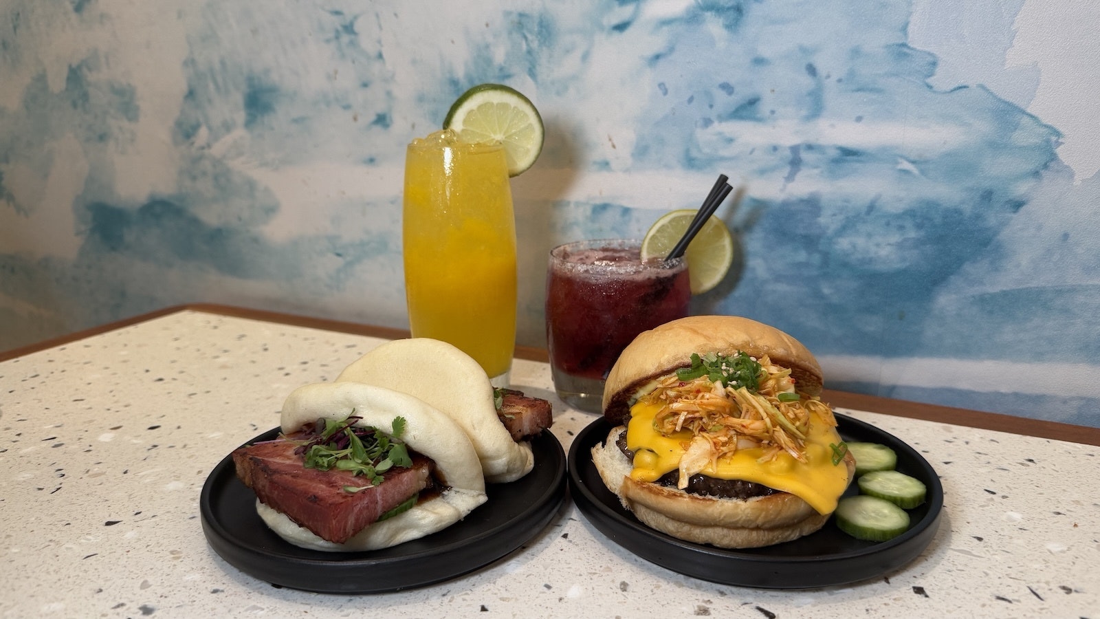 burgers and bao buns