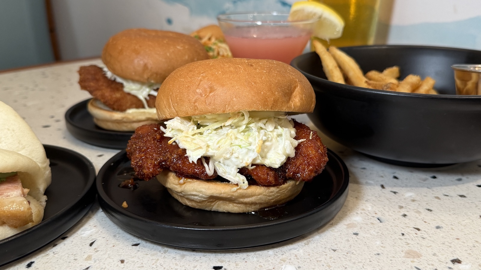 hot honey chicken sando