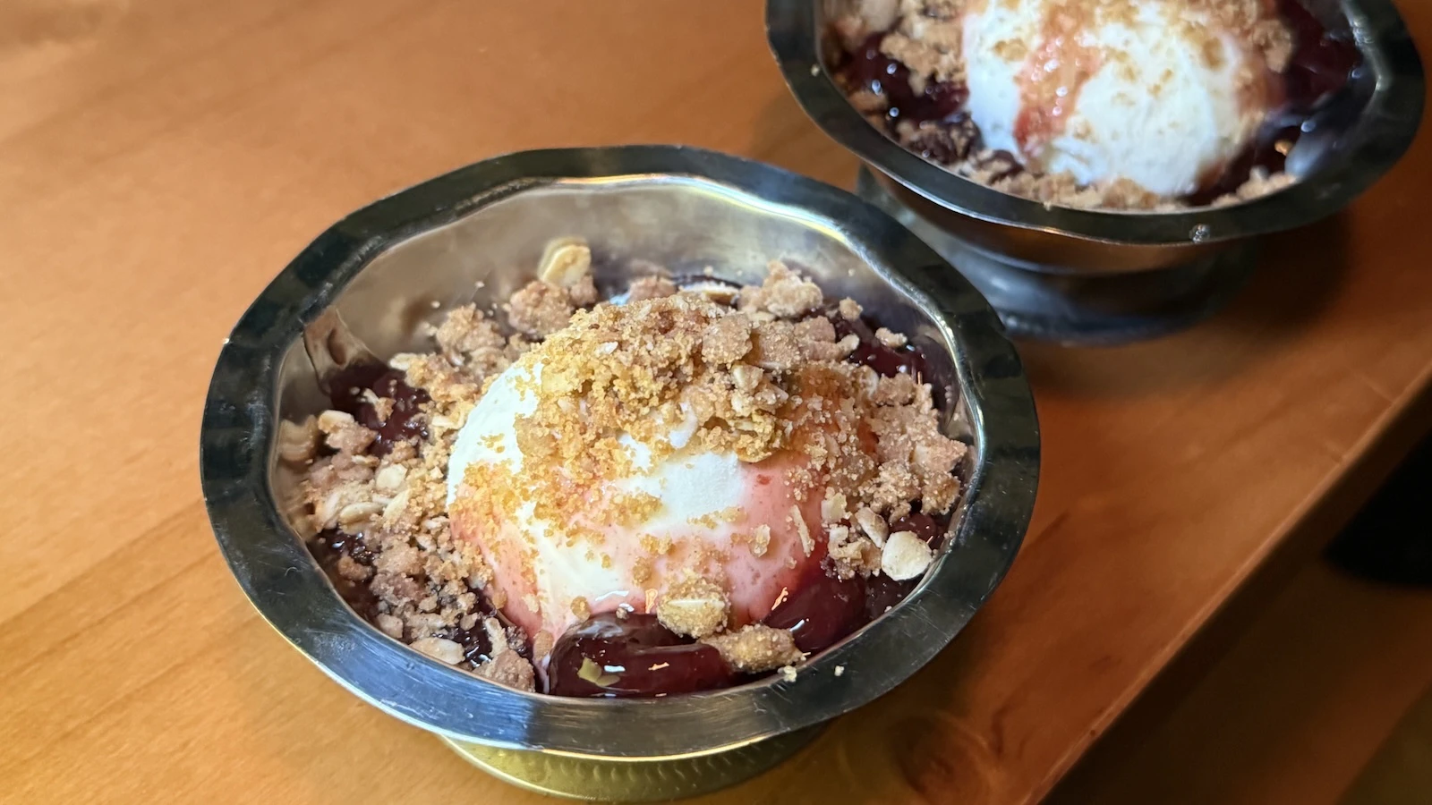 Cherries Jubilee dessert
