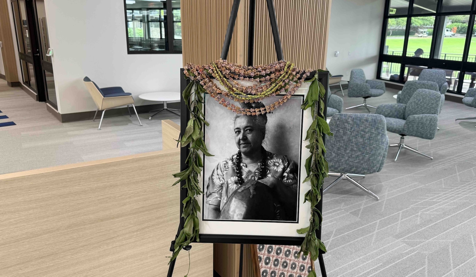 Latham told ASD: “Every kid at Punahou, kindergarten through sixth grade, now studies Hawaiian language, which we're really proud of. Every student at Punaohou takes a Hawaiian history course as a graduation requirement. Hawaiian is one of the major languages that we offer to all of our high school-level students. And I think we have in a far more intentional way come to recognize and embrace that part of our history, which also goes hand in hand with naming this signature academic building after such a prominent native Hawaiian scholar — it's a recognition of who she was, what she did for Punahou, but what she did more broadly for the entire state.” Photo by Kelsey Kukaua Medeiros