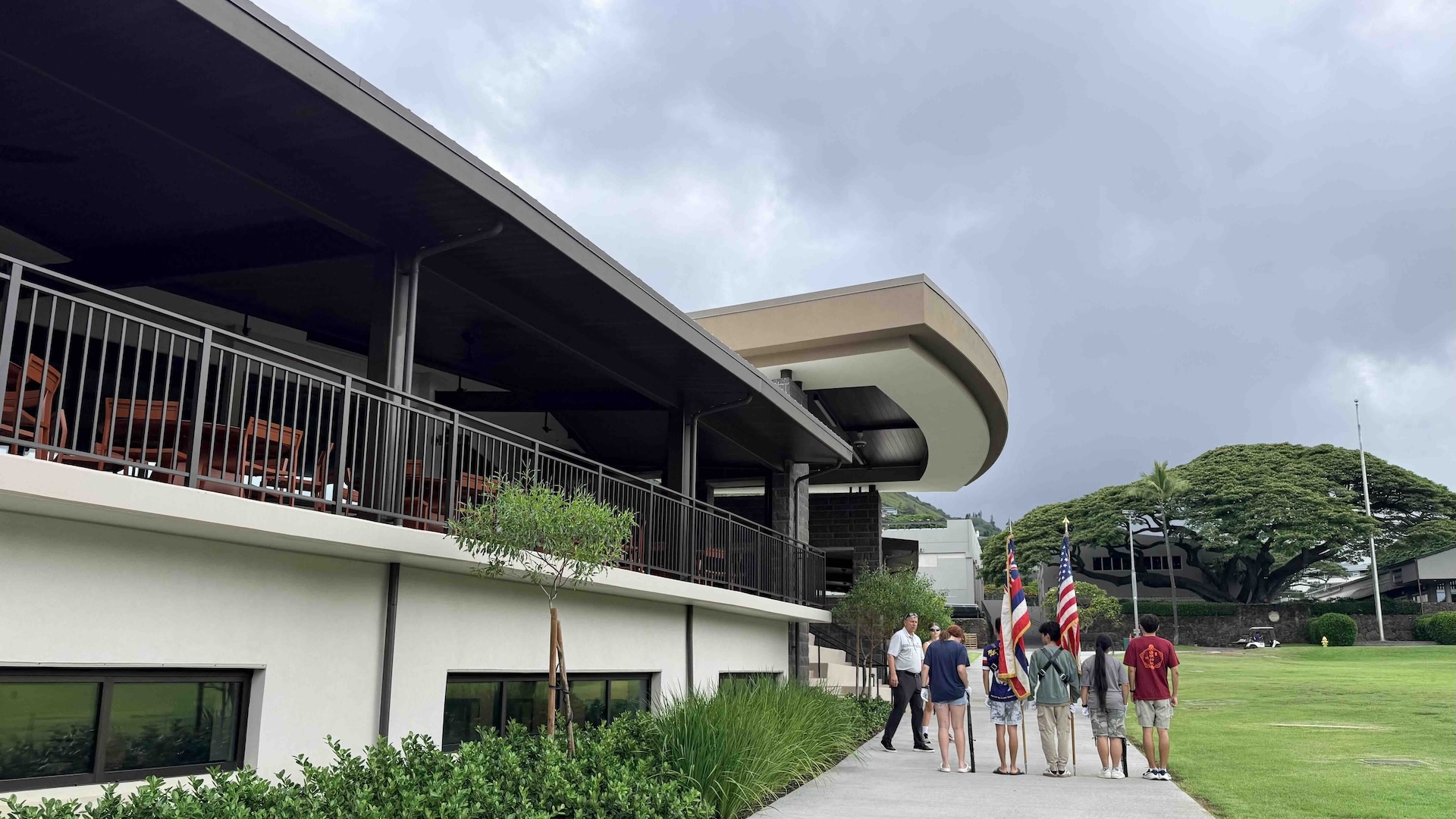 The new, two-level center spans more than 53,000 square feet, and was designed by Honolulu-based WhiteSpace Architects, which was founded by Punahou alum, Pip White, and is currently overseen by a parent of the school, Laura Ayers. Albert C. Kobayashi Inc. was the general contractor for the project, which began construction permitting in 2023. Photo by Kelsey Kukaua Medeiros