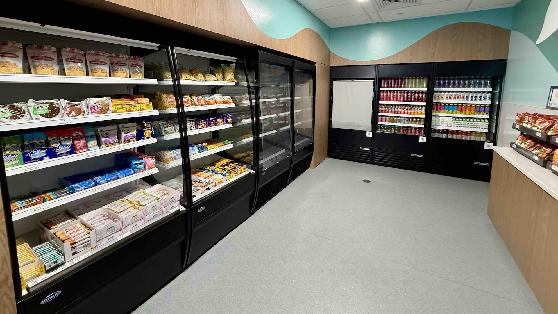 Punahou President Mike Latham said that the building's snack-and-go center is anticipated to be a big hit with students. Photo by Kelsey Kukaua Medeiros