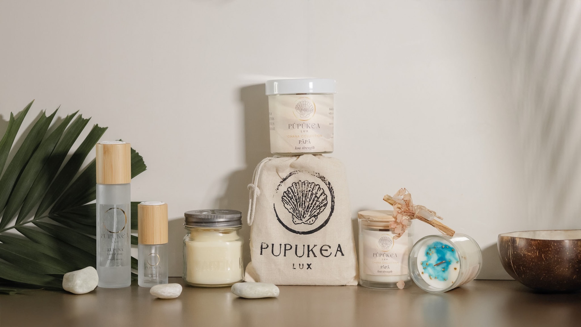 North Shore-based lifestyle brand Pūpūkea Lux offers candles, sprays and more.